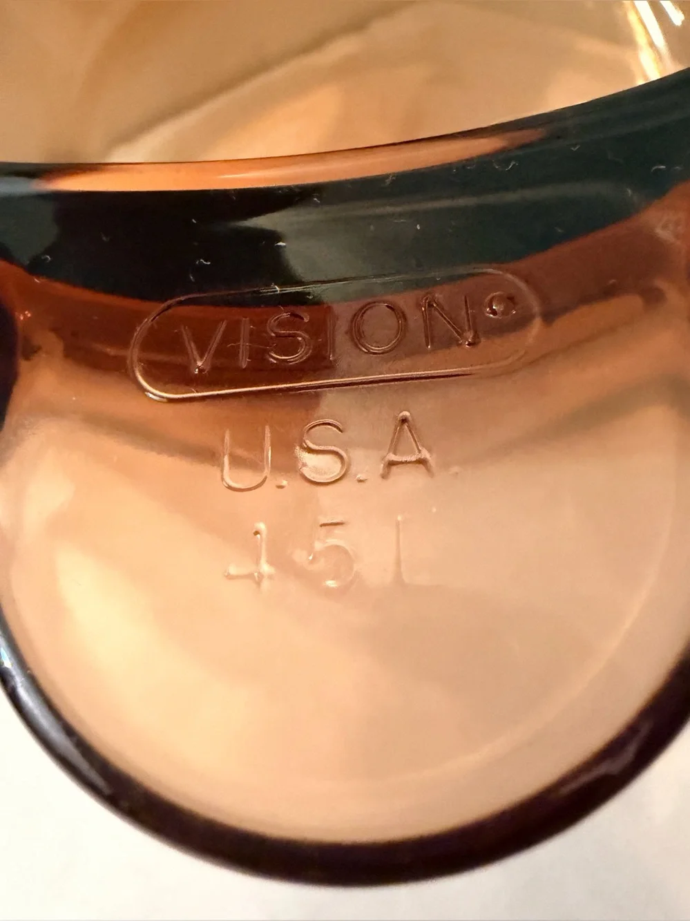 Vintage PYREX 4.5 L Visions Amber Corning Dutch Oven With Lid